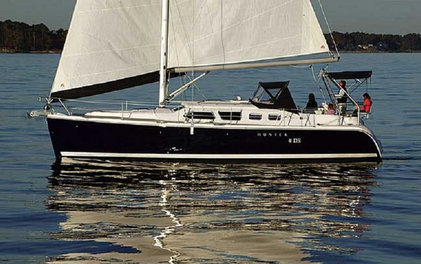 Hunter 41 Deck Salon